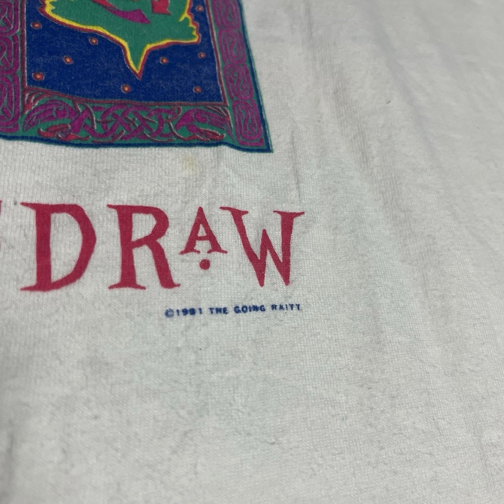 Bonnie Raitt Shirt Size XL White Vintage 90s Luck Of The Draw Band Tee - Picture 3 of 10
